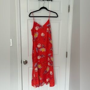 Lulu’s XS Red Floral Dress